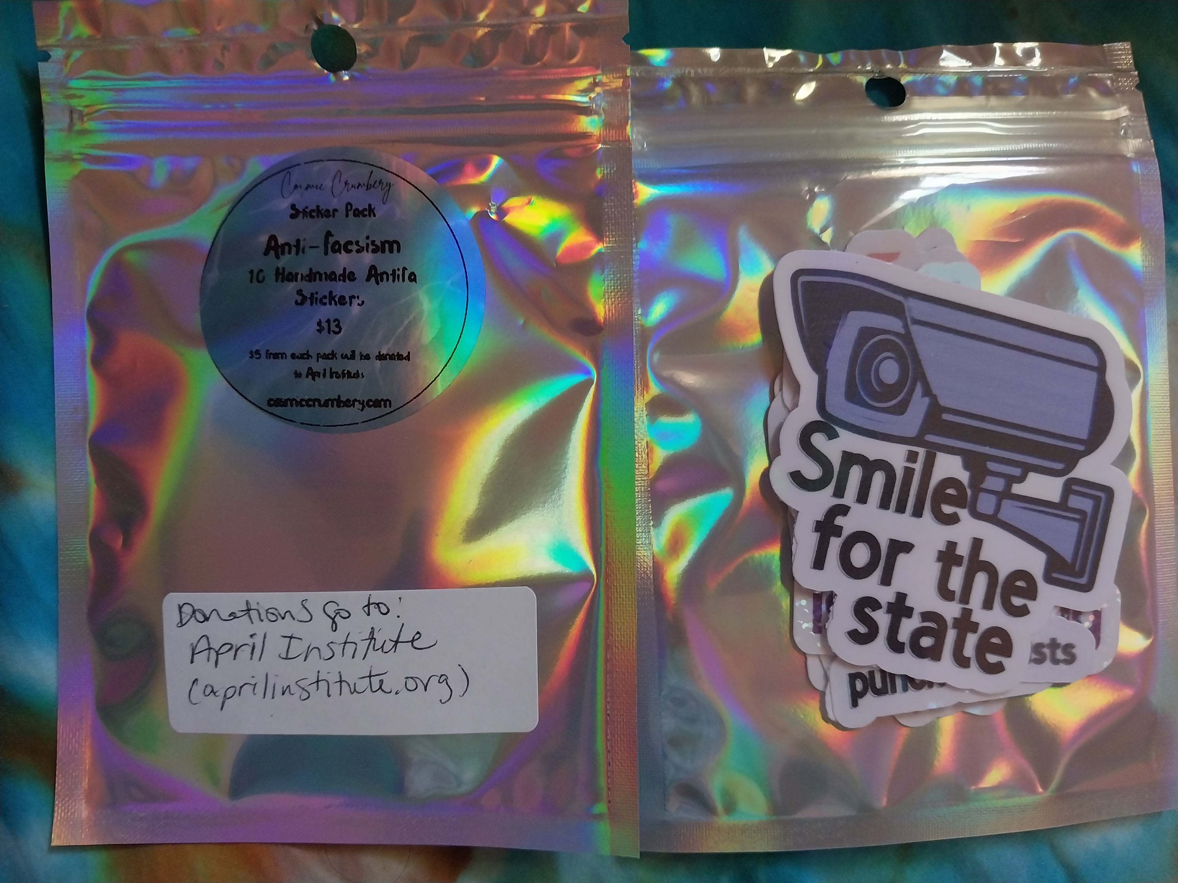 Pick your Cause - ACTIVISM STICKER PACKS - $5 from each pack DONATED!