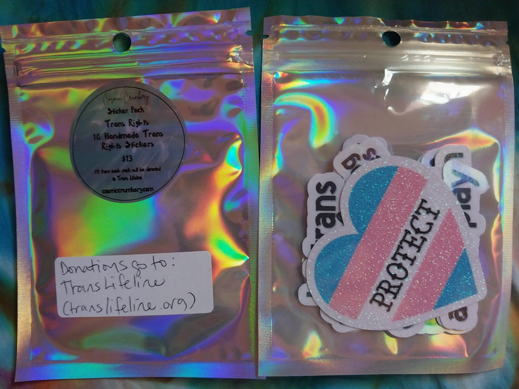 Pick your Cause - ACTIVISM STICKER PACKS - $5 from each pack DONATED!