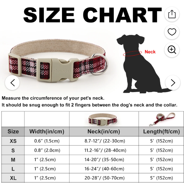 Personalized Hemp Dog Collar and Leash Set