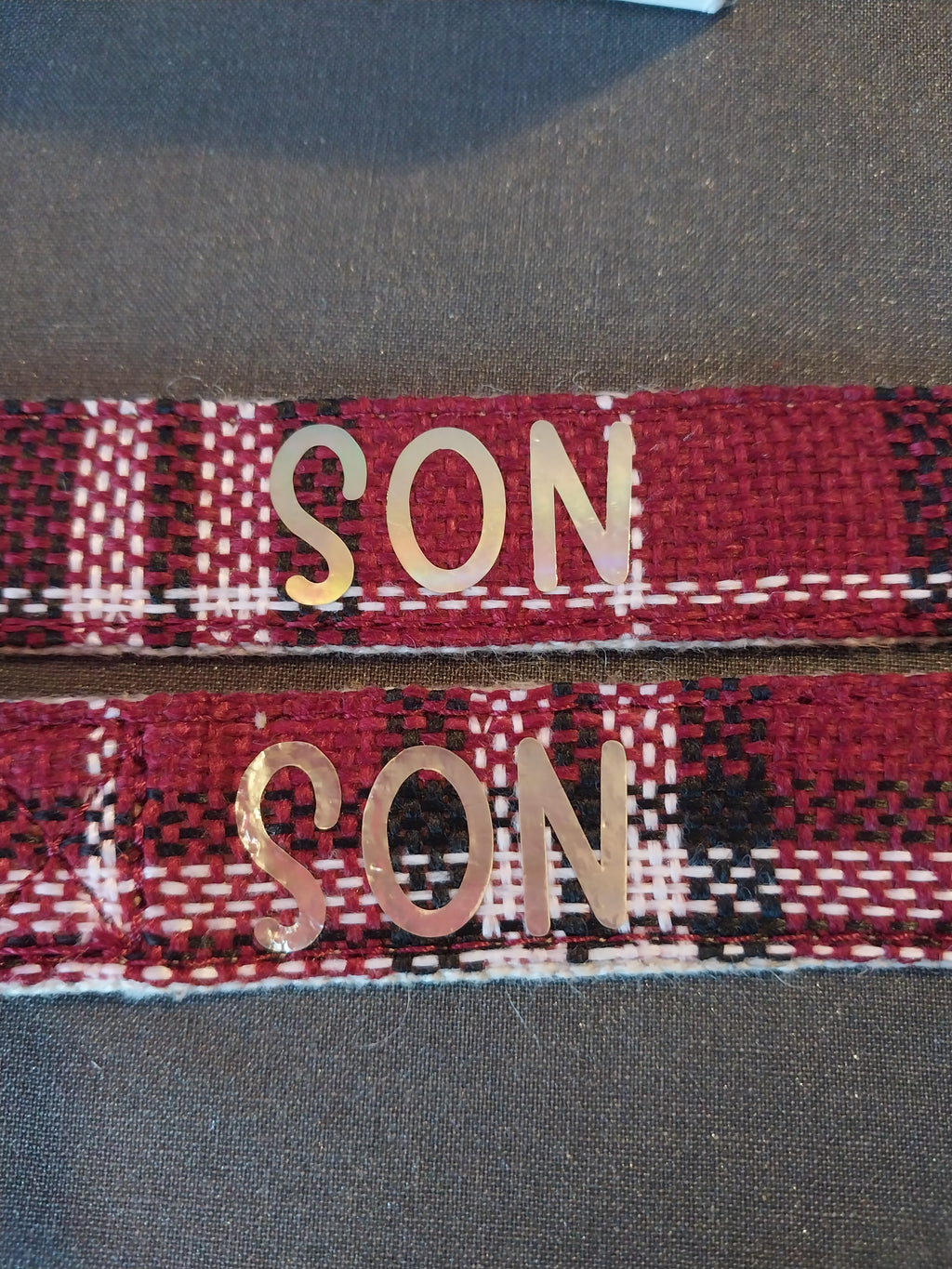 Personalized Hemp Dog Collar and Leash Set